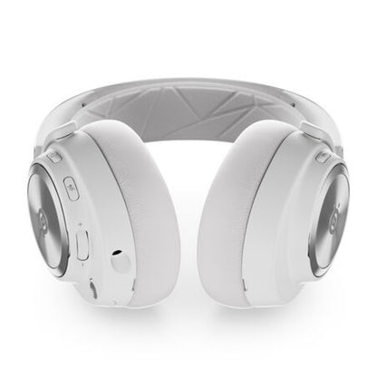Slušalke brezžične SteelSeries naglavne z mikrofonom BT USB Arctis Nova Pro bele ANC (61524)