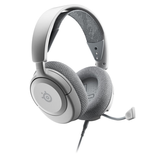Slušalke žične SteelSeries naglavne z mikrofonom 1x3,5mm Arctis Nova 1 bela Gaming (61607)