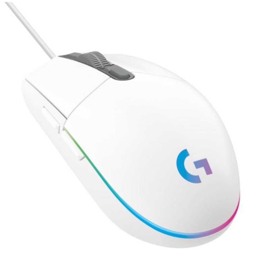 Miš  Logitech Gaming USB G203 LightSync bela (910-005797)