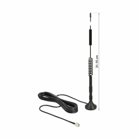 Antena omni LTE/GSM/UMTS/WLAN magnetna s kablom 3m Delock (12417)