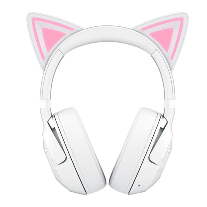 Slušalke brezžične Razer naglavne z mikrofonom BT Kraken Kitty V2 BT bele Gaming (RZ04-04860600-R3M1)