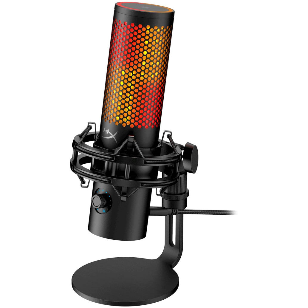 Žični mikrofon USB-C HP HyperX QuadCast 2 S s stojalom (9A273AA)