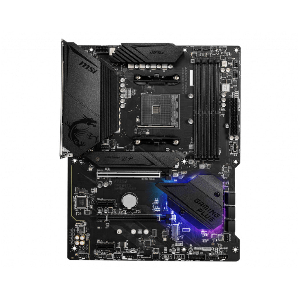 Osnovna plošča AM4 MSI MPG B550 GAMING PLUS ATX 2x M.2 HDMI DisplayPort USB-C (7C56-003R)