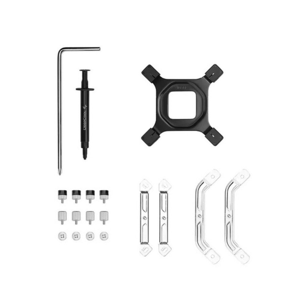 Zračni hladilnik DeepCool AK700 Digital WH - 120mm 157mm bela (R-AK700-WHNDMN-GJD)
