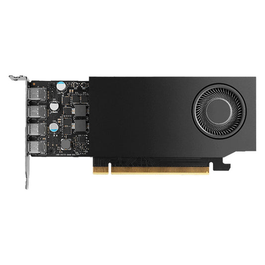 Grafična kartica RTX A400 PNY Low profile - 4GB GDDR6  | 4xmDisplayport 1.4a (priloženi adapterji) (VCNRTXA400-PB)