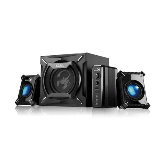 Zvočniki Genius SW-G2.1 2000 45W 2.1 (črna)