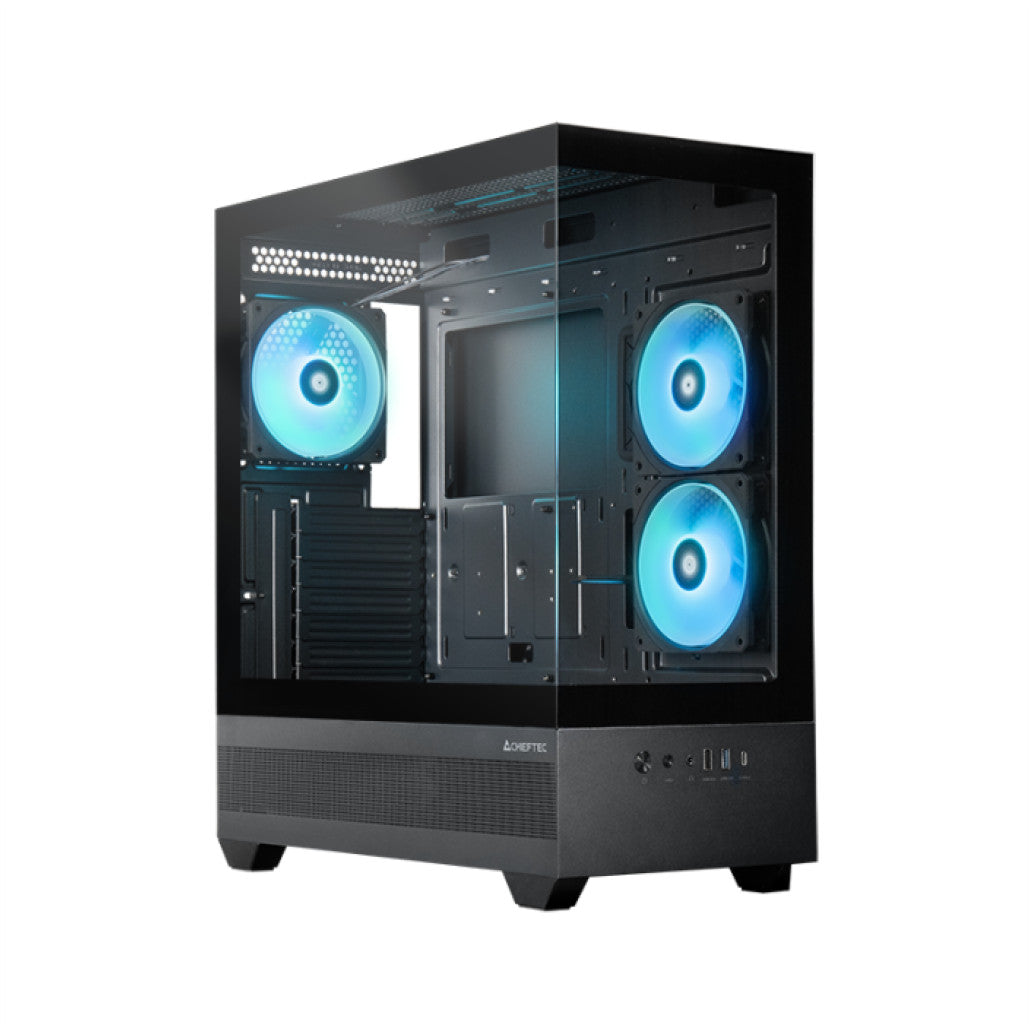 Ohišje Chieftec GT-01B-OP ATX - črna RGB