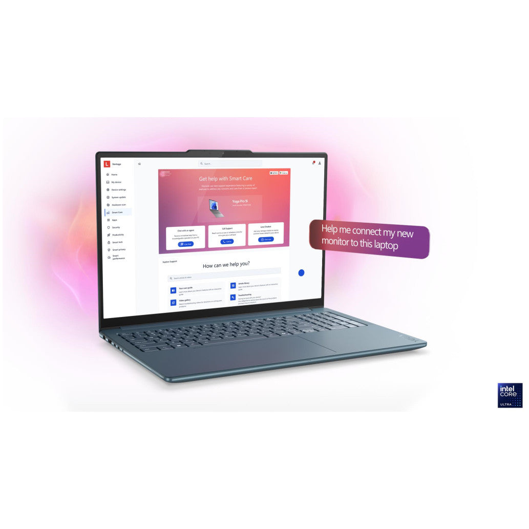 Prenosnik Lenovo 40,64 cm (16,0") Yoga Pro 9 2880x1800 OLED 500nit 120Hz Ultra 7-255H/32GB/SSD1TB/BL/ALU/RTX5050-8GB/Win11Home (83L00016SC)