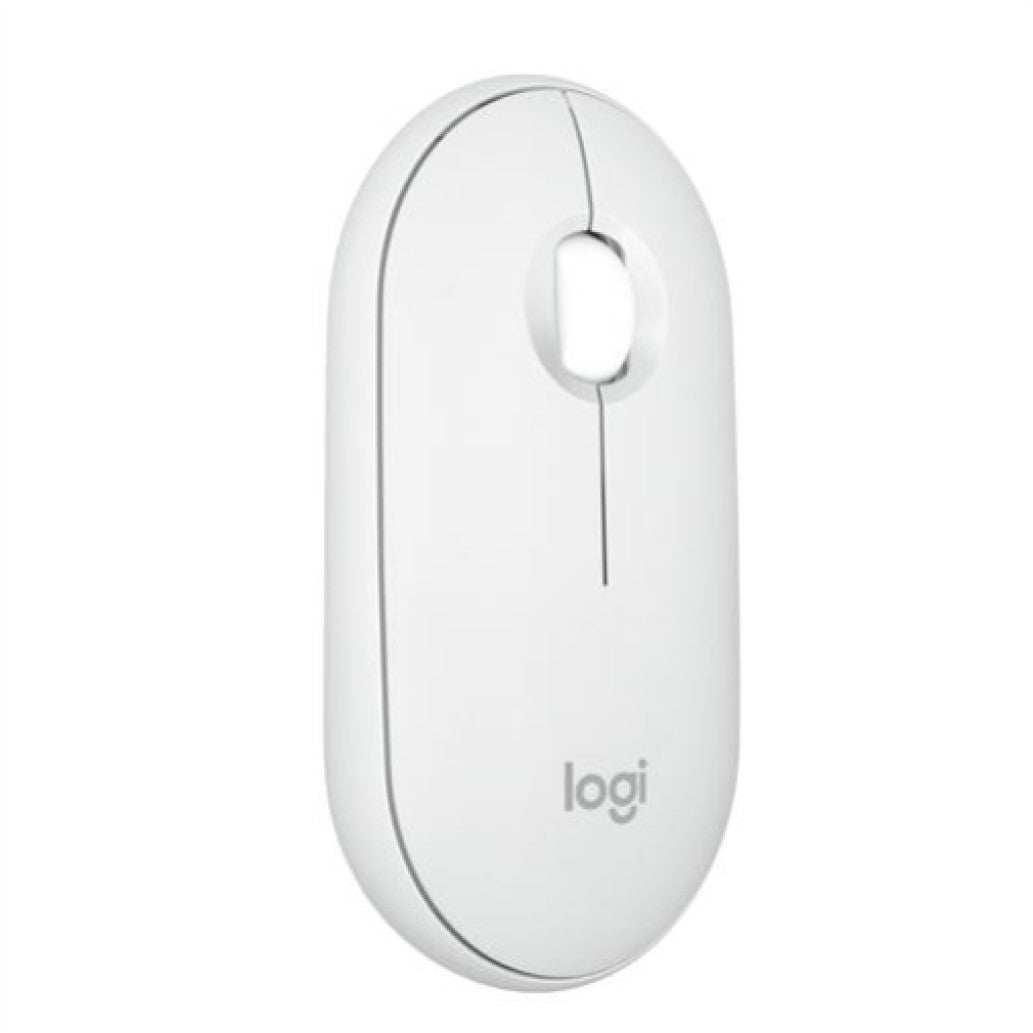 Miš brezžična Bluetooth Logitech M350S Pebble 2 4000DPI bela (910-007013)