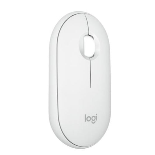Miš brezžična Bluetooth Logitech M350S Pebble 2 4000DPI bela (910-007013)