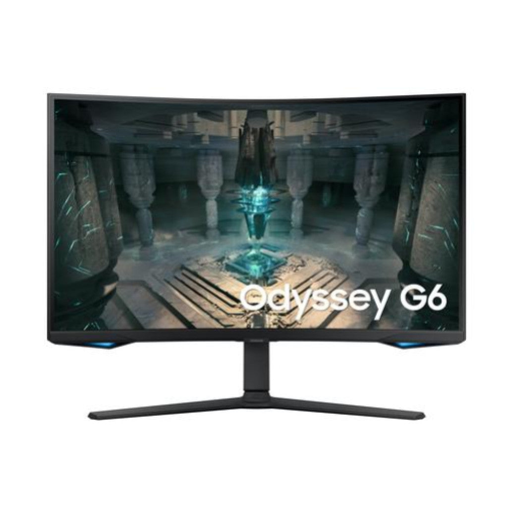 Monitor Samsung 81,3 cm (32,0") S32BG650EU 2560x1440 Curved Gaming Tizen 240Hz VA 1ms 2xHDMI DisplayPort 2xUSB3.2 Pivot Zvočniki  DCI-P3-95% FreeSync Premium PRO BT WiFi RJ45 HDR600 OdysseyG6 črna