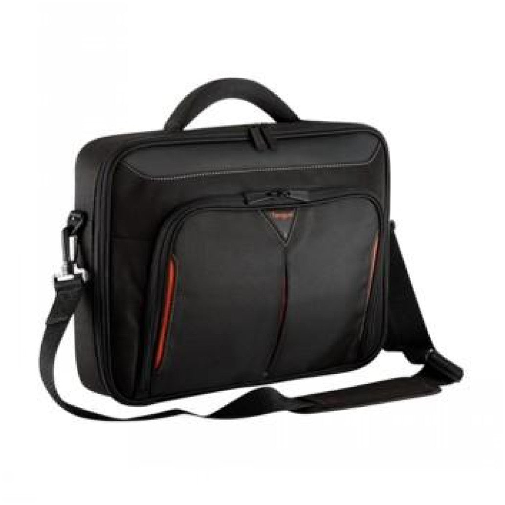 Torba za notesnik 36,0 cm (14,1") Targus Classic Clamshell črna/rdeča (CN414EU)
