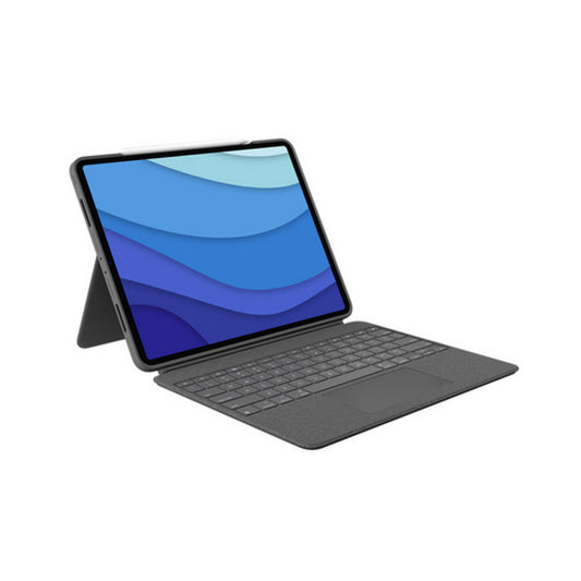 Apple Smart Tipkovnica Logitech Ovitek Combo Touch Apple iPad Pro 12,9" US international | SLO gravura siva (920-010214)