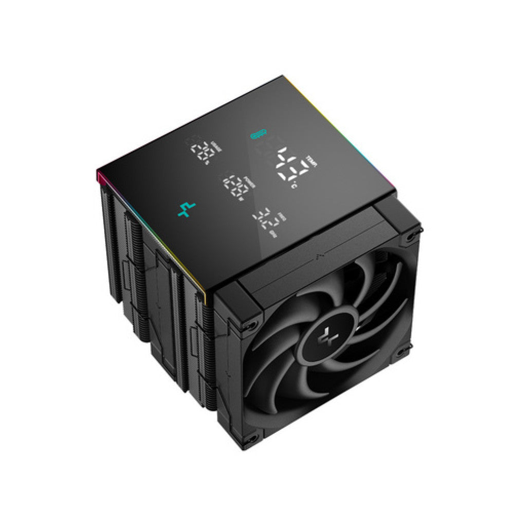 Zračni hladilnik DeepCool AK620 Digital PRO - 25 dB 163mm RGB črna (R-AK620-BKAPMN-G)