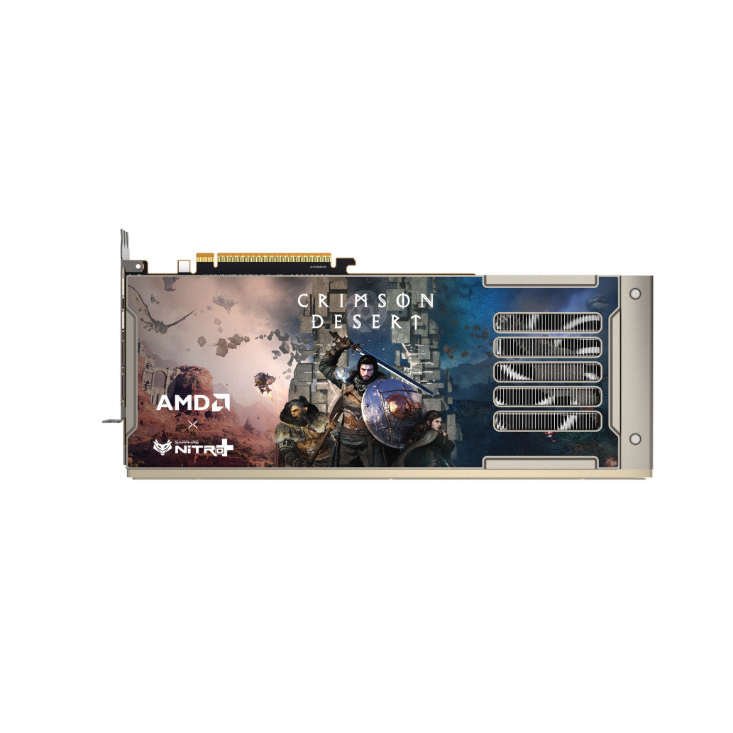 Grafična kartica AMD RX9070 XT Sapphire NITRO+ OC Crimson Desert - 16GB GDDR6  | 2xHDMI 2.1 2xDisplayport 2.1 (11348-10-20G)