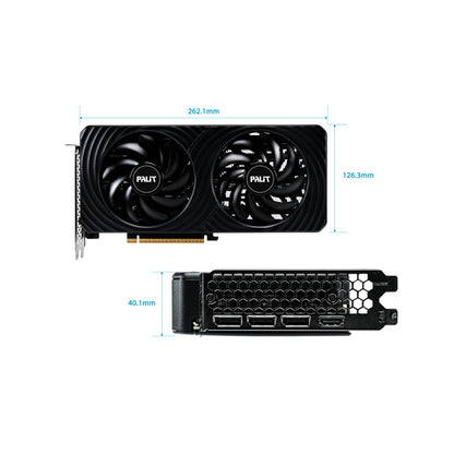 Grafična kartica nVidia RTX5060Ti Palit Dual - 8GB GDDR7 (NE7506T019P1-GB2062D)