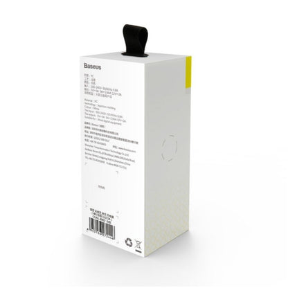 Hišni polnilec 100-240V => 1x USB-A (ž) 24W za mobilni telefon ali tablični računalnik Baseus QC3 - bel (CCALL-BX02)