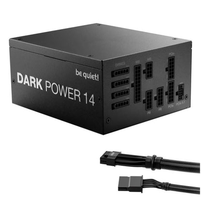 Napajalnik - 1000W be quiet! Titan Dark Power 14 80Plus Titanium 95,5% ATX 3.1 (Gen5) Modular 135mm črna (BP020EU)