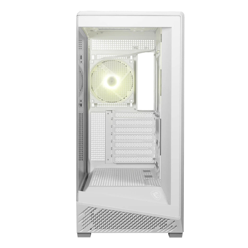 Ohišje MSI MAG Pano 130R PZ microATX - bela RGB
