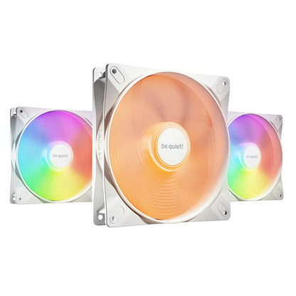 Ventilator be quiet! Light Wings LX High Speed 140mm bela RGB (3 pack)