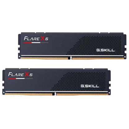 DDR5 48GB 5200MHz CL40 KIT (2x24GB) G.Skill G.Skill RGB Flare X5 AMD EXPO 1,1V Gaming črna - low profile (F5-5200J4040A24GX2-FX5)