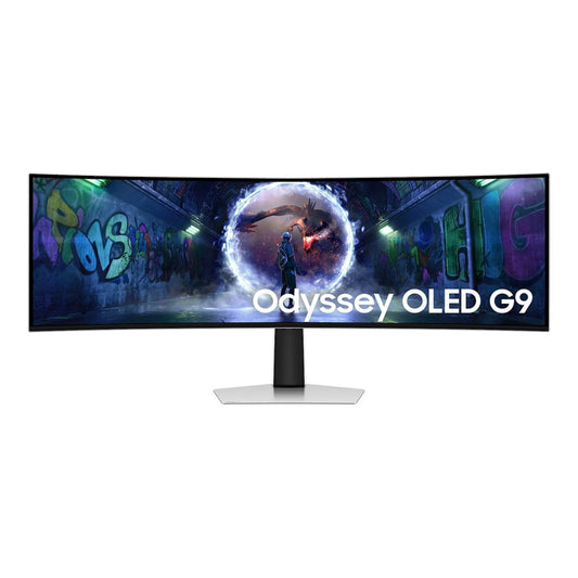 Monitor Samsung 124,5 cm (49,0") S49DG934SU 5120x1440 Curved Gaming 240Hz OLED 0,03ms HDMI Micro-HDMI DisplayPort USB-C 2xUSB-C-Out HAS  DCI-P3-99% FreeSync Premium PRO HDR10+ Odyssey OLED G9