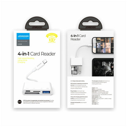 HUB USB-C => 1xUSB-A 1xUSB-C 1xSD 1xmicroSD (S-H142)