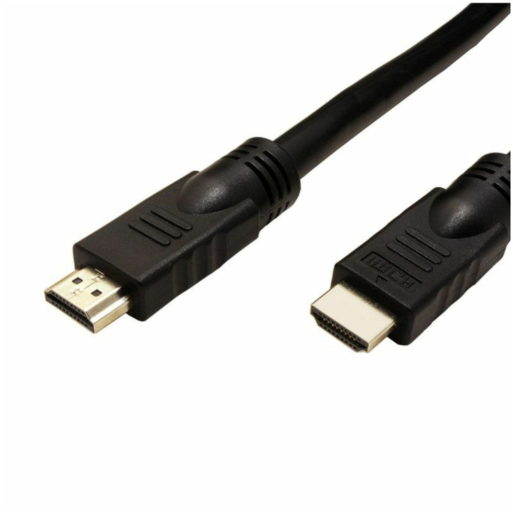 Kabel HDMI(m)=>HDMI(m) 15,00m 4K/60Hz kabel z ojačevalcem črn Roline (14.01.3452-5)