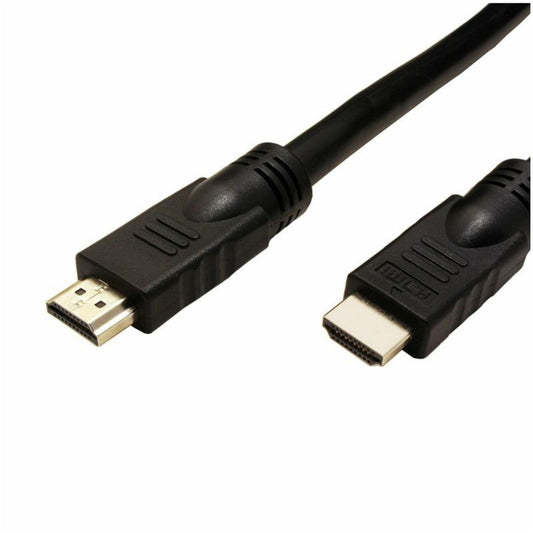 Kabel HDMI(m)=>HDMI(m) 15,00m 4K/60Hz kabel z ojačevalcem črn Roline (14.01.3452-5)