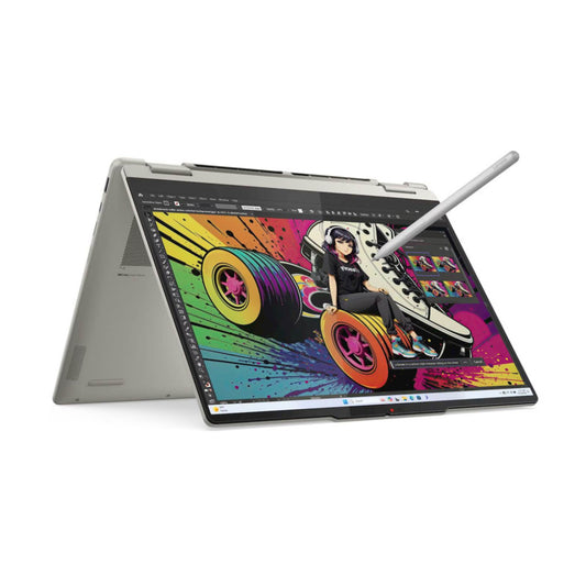 Prenosnik Lenovo 35,5 cm (14,0") Yoga 7 2-in-1 2880x1800 OLED na dotik 500nit 120Hz Ryzen AI 7 350/32GB/1TB/BL/AI Chip: 50 TOPs/ALU/AMD Radeon 860M/Win11Home (83JR00BFSC)