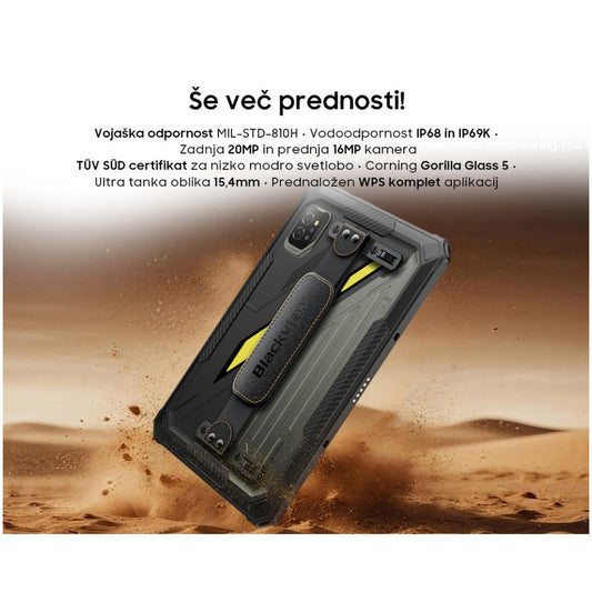Tablični računalnik 27,9 cm (11") Blackview ACTIVE 7 6GB 128GB LTE Android črna (TAB-BV-ACTIVE7-6-128-B)