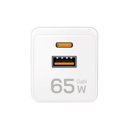 Hišni polnilec 100-240V => 1x USB-C (ž) 1x USB-A (ž) 65W GaN PD3 QC4 LogiLink (PA0371)