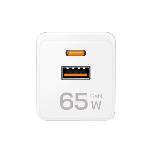 Hišni polnilec 100-240V => 1x USB-C (ž) 1x USB-A (ž) 65W GaN PD3 QC4 LogiLink (PA0371)
