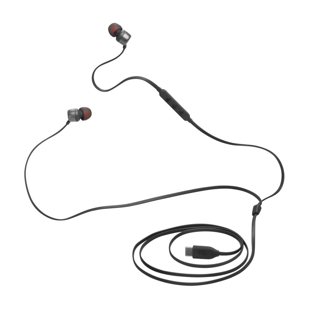 Slušalke žične JBL ušesne USB-C Tune 310C črne (JBLT310CBLK)