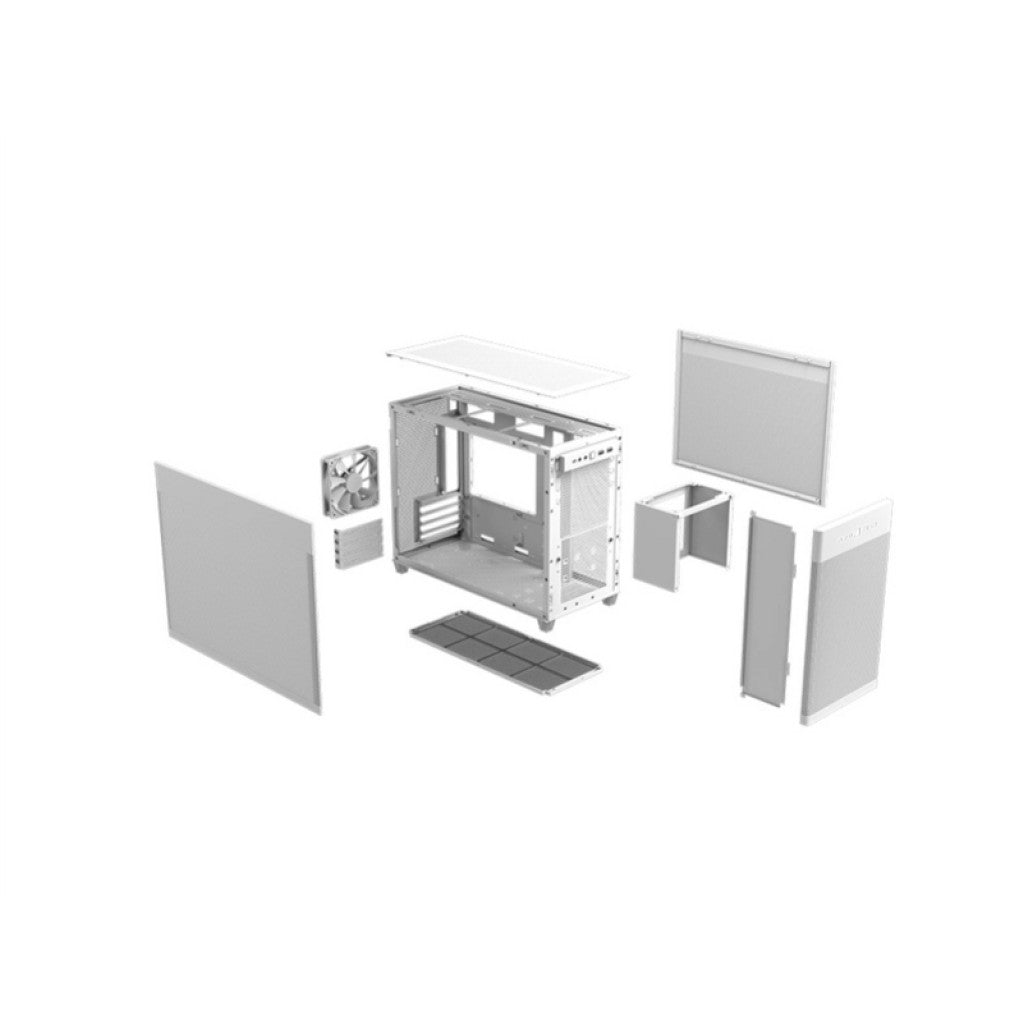 Ohišje Asus Prime AP201 miniATX - bela