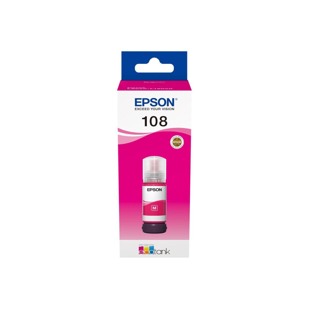 ČRNILO EPSON 108 MAGENTA za EcoTank L8050