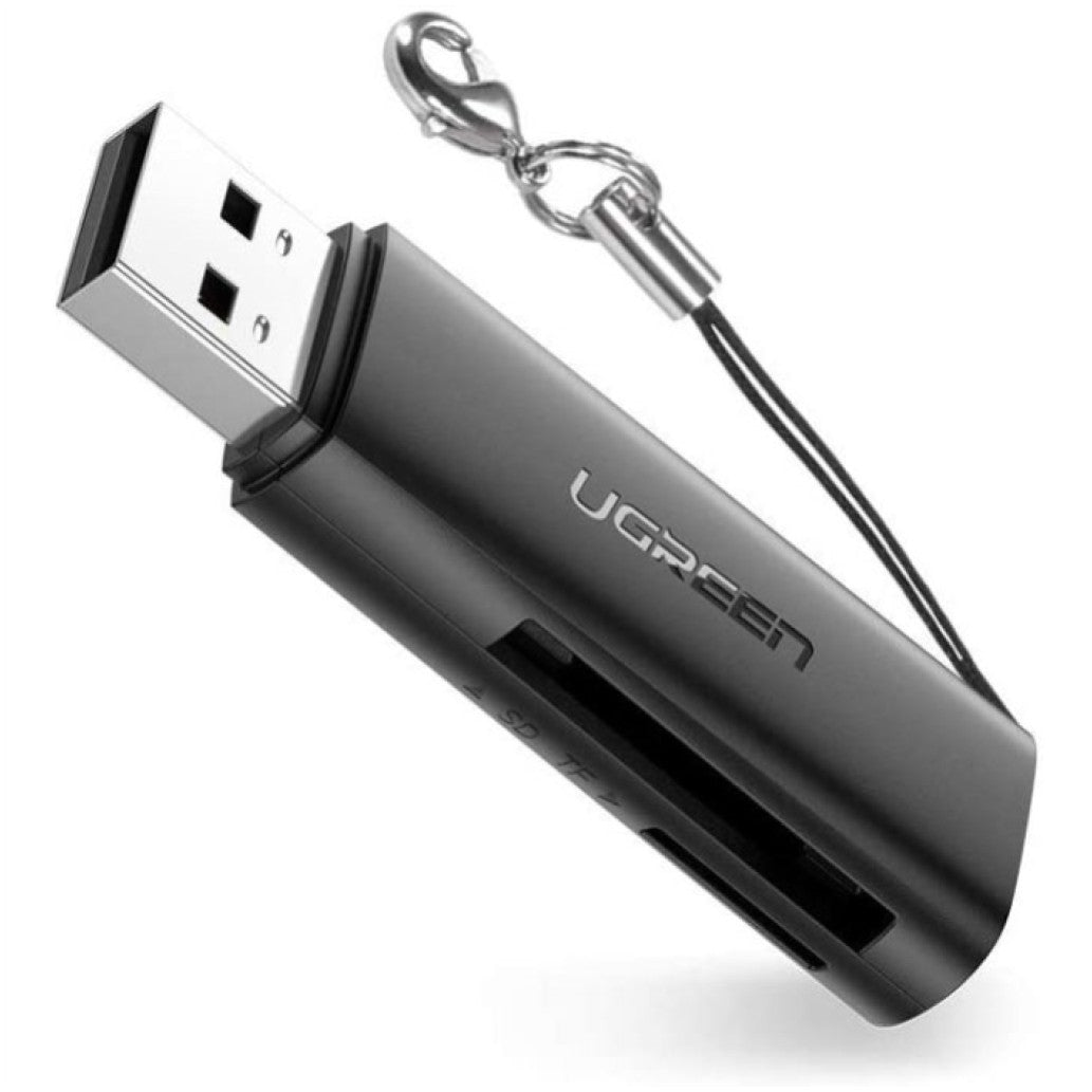Zunanji čitalec kartic Ugreen Mobile Mata USB3.0 za MS SD microSD TF črn (60722-ugreen)