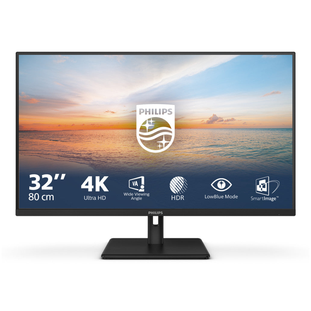 Monitor Philips 80 cm (31,5") 32E1N1800LA 3840x2160 VA 4ms 2xHDMI DisplayPort Zvočniki  3H DCI-P3-81% AdaptiveSync HDR10 1000-Series