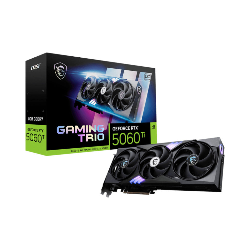 Grafična kartica Intel RTX 5060TI MSI Gaming Trio OC - 8GB GDDR7  | 1xHDMI 2.1b 3xDisplayport 2.1b (V536-004R)