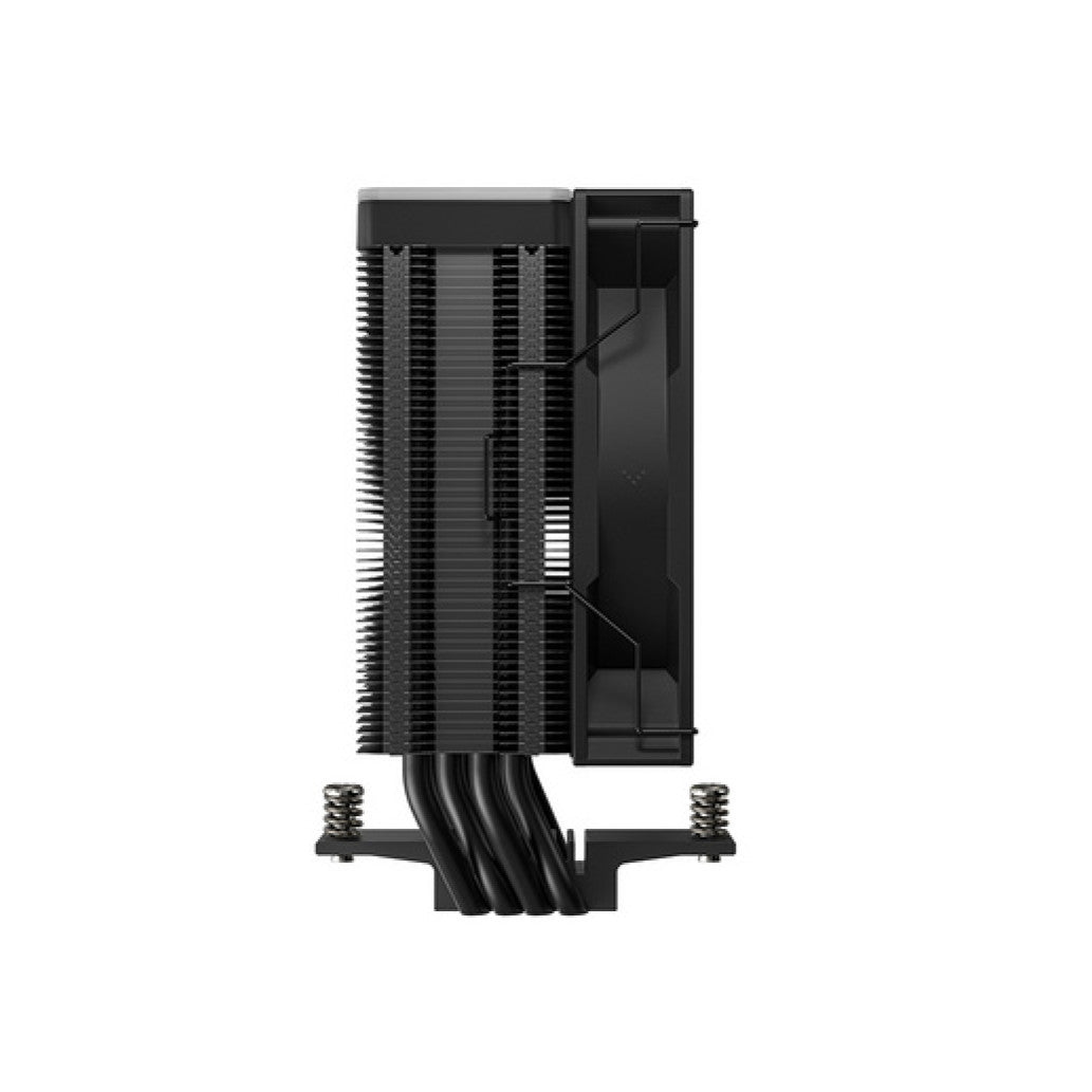 Zračni hladilnik DeepCool AG400 BK V2 - 120mm 154mm ARGB črna (AG400 BK ARGB V2)