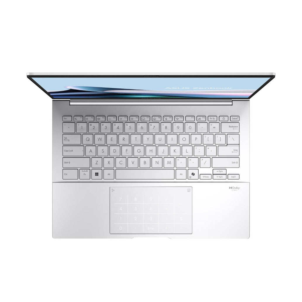 Prenosnik Asus 35,5 cm (14,0") Zenbook 14 2880x1800 OLED 500nit 120Hz Ultra 7-255H/32GB/SSD1TB/BL/ALU/Intel Arc 140T/Win11Home (90NB14W2-M023L0)