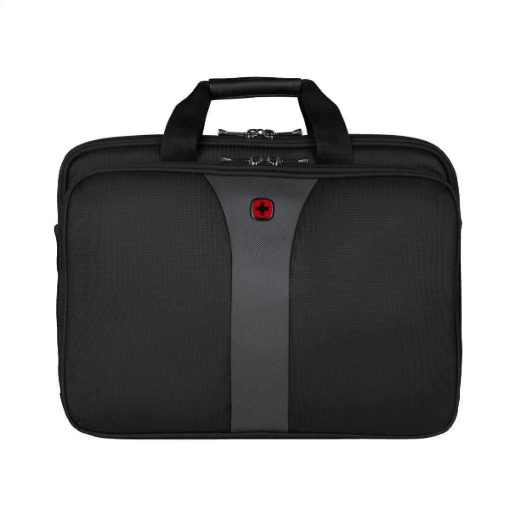 Torba za notesnik 43,9 cm (17,3″) Wenger Legacy Triple Gusset črno/siva (600655)