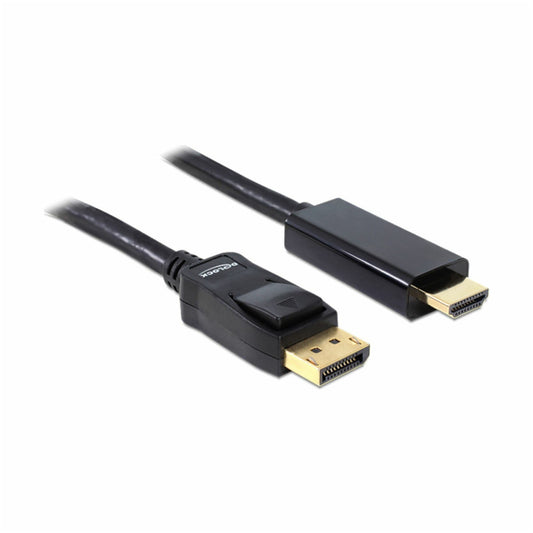 Kabel DisplayPort(m)=>HDMI(m) 1,00m 1920x1200/60Hz črn Delock (82586)