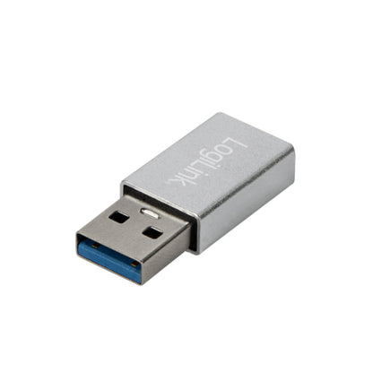 Adapter USB-A => USB-C (ž) 3.2 Gen1 SuperSpeed LogiLink, srebrn (AU0056)