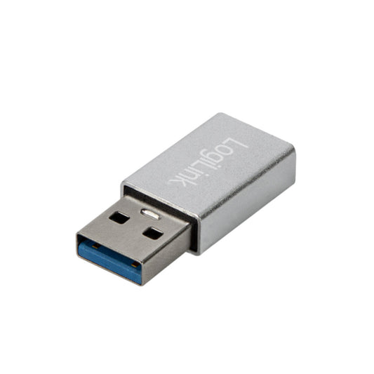 Adapter USB-A => USB-C (ž) 3.2 Gen1 SuperSpeed LogiLink, srebrn (AU0056)