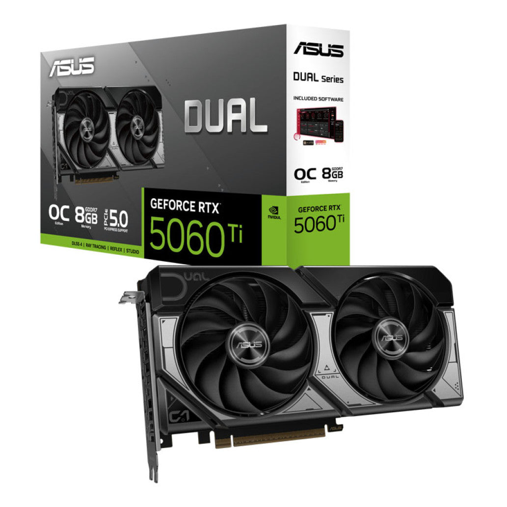 Grafična kartica nVidia RTX5060Ti Asus Dual OC Edition - 8GB GDDR7 (90YV0MP2-M0NA00)