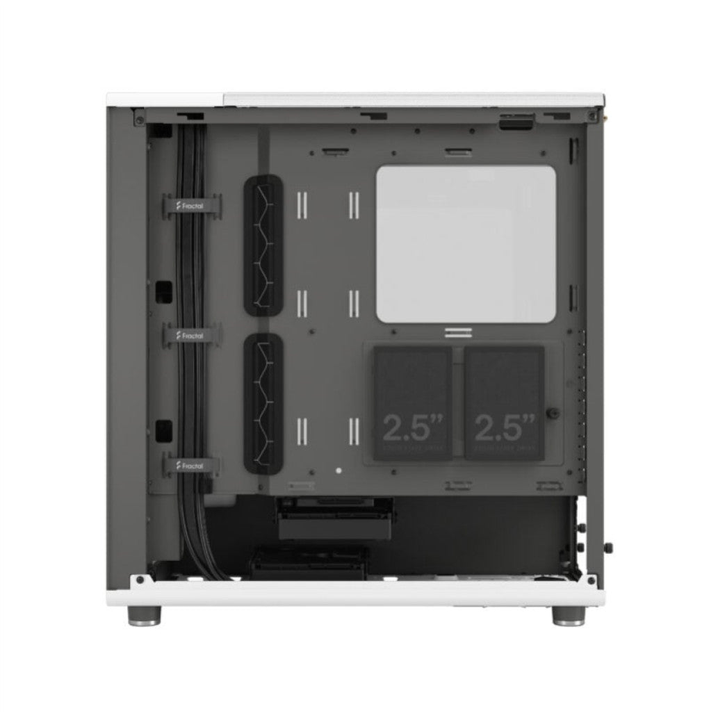 Ohišje Fractal Design North Chalk (steklena stranica) MidiATX - bela