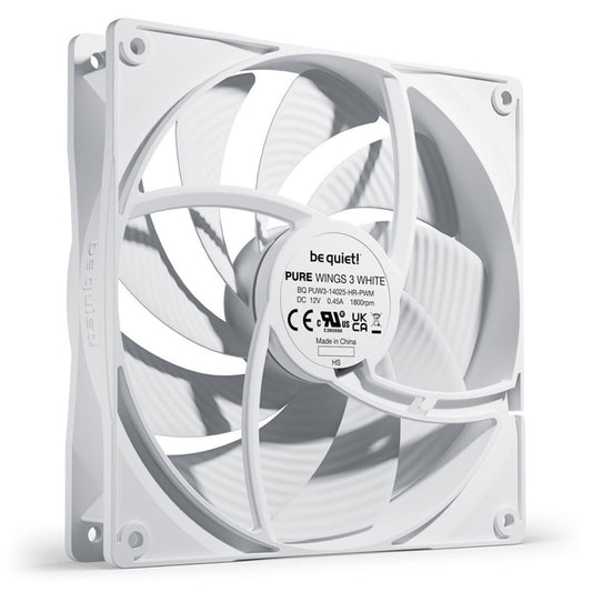 Ventilator be quiet! Pure Wings 3 High speed 140mm bela