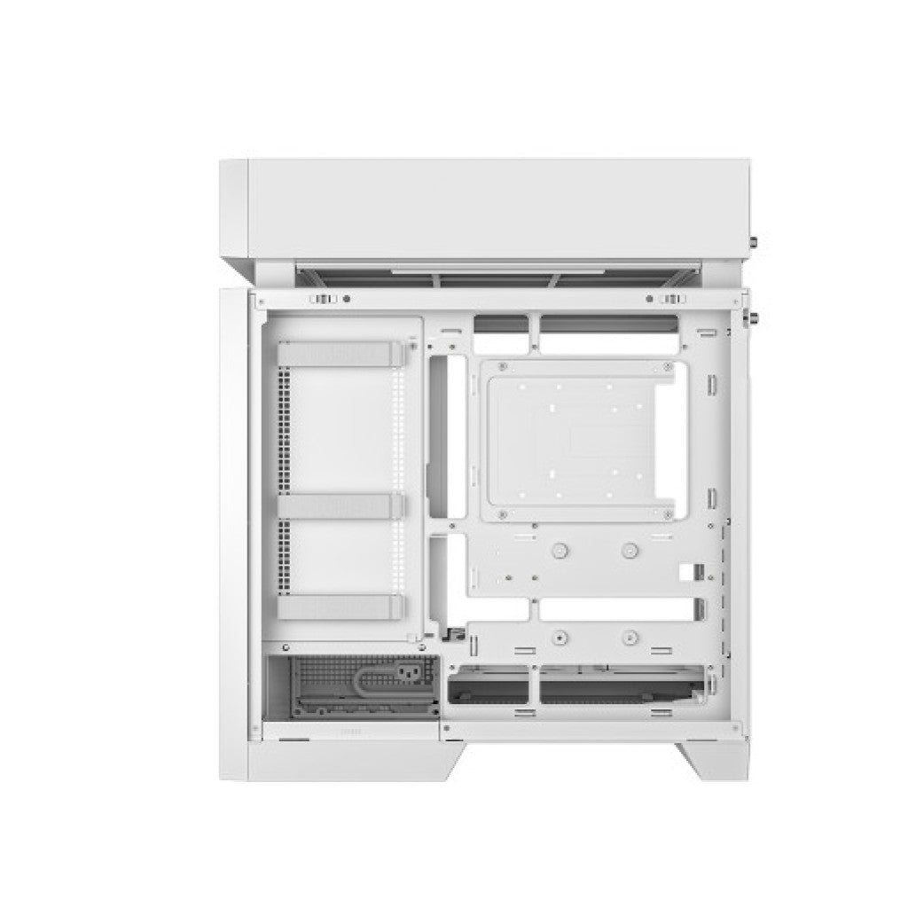 Ohišje Deepcool CL600-WH MidiATX - bel ARGB