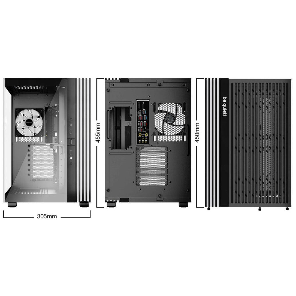 Ohišje Bequiet Light Base 600 LX MidiATX - črna RGB